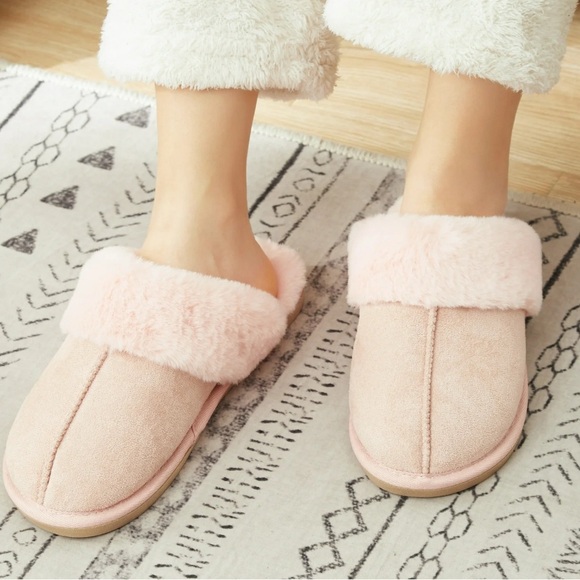 Comfy Memory Foam Slippers Indoor/Outdoor- Pink - Picture 2 of 7